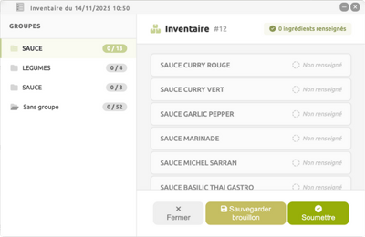 HoliSTOCK - Make an inventory